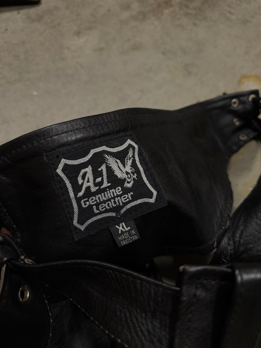 A-1 Genuine Leather Chaps XL