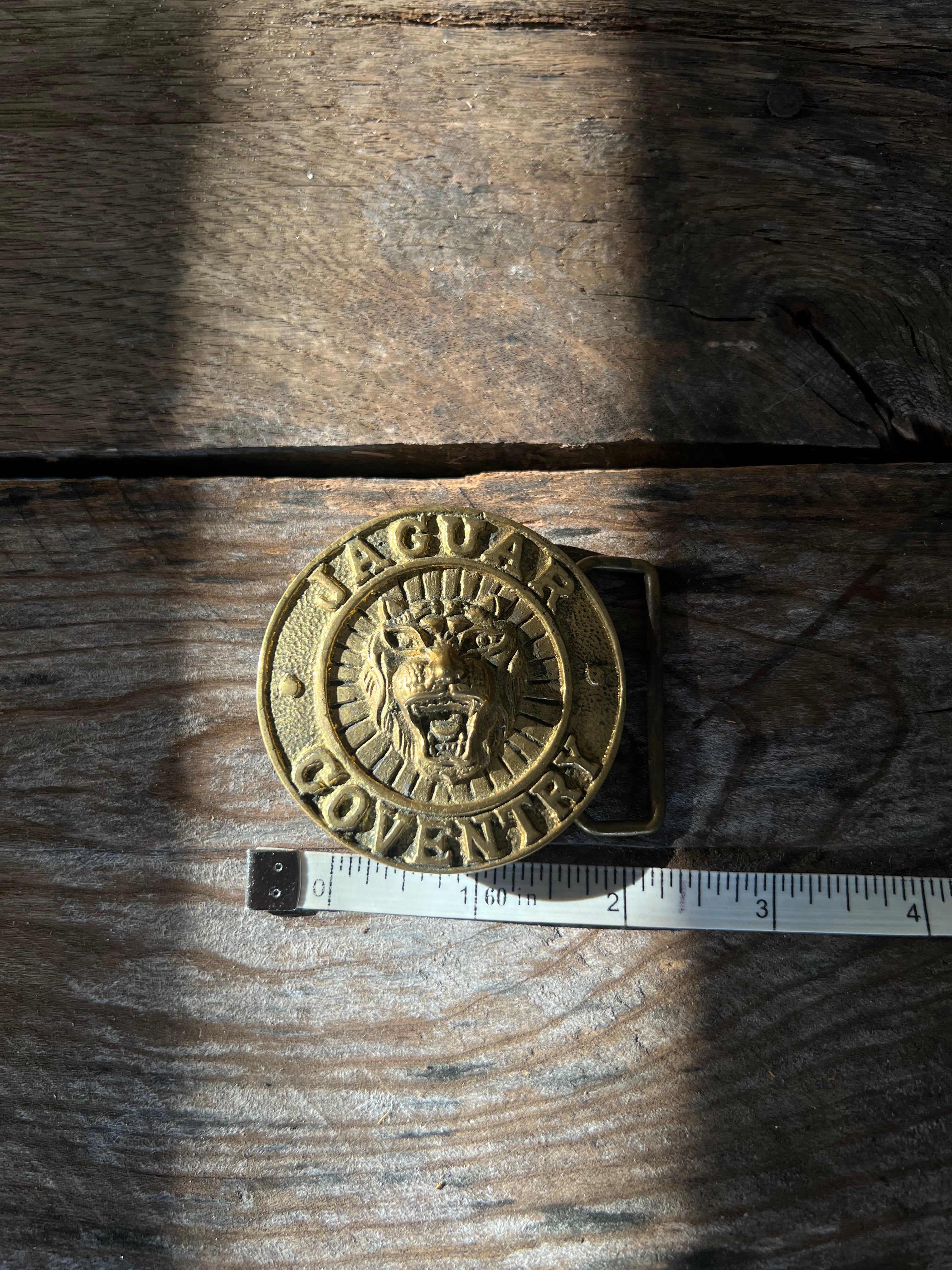 Vintage Jaguar belt buckle