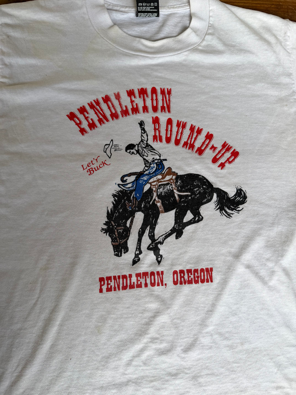 1980s Pendleton Round-up Tee Shirt