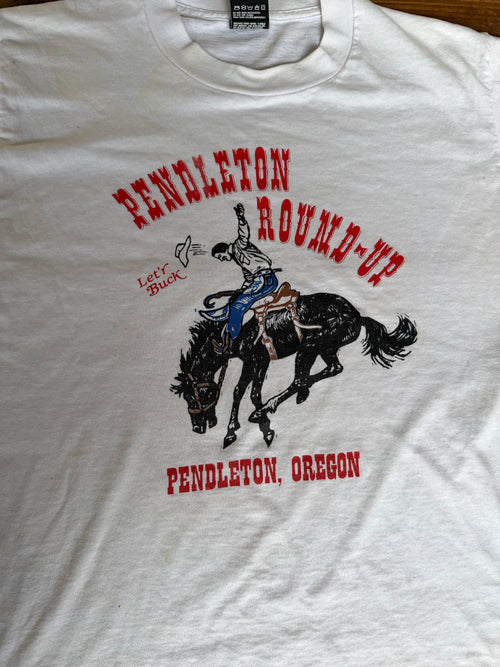 1980s Pendleton Round-up Tee Shirt