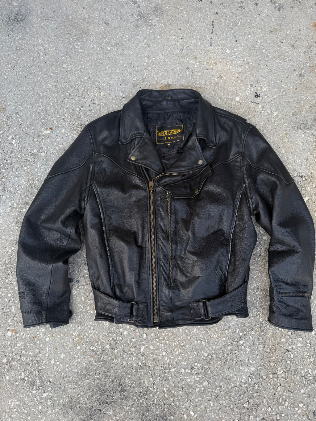 Vintage Unik Ultra Leather Jacket L-XL
