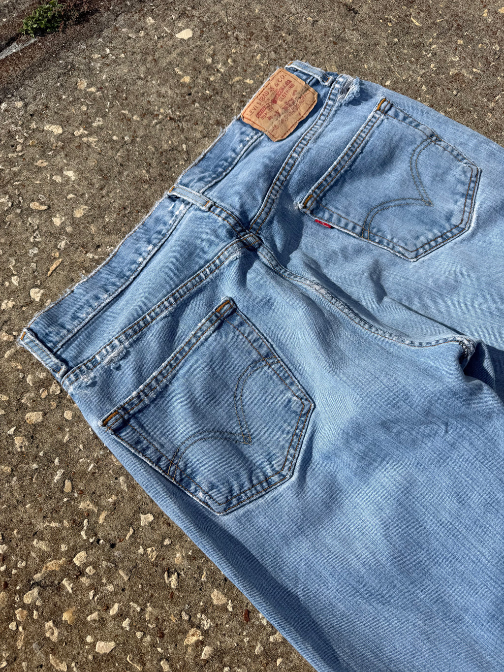 Patchwork Flared Levi’s 505s 1/1 34x28