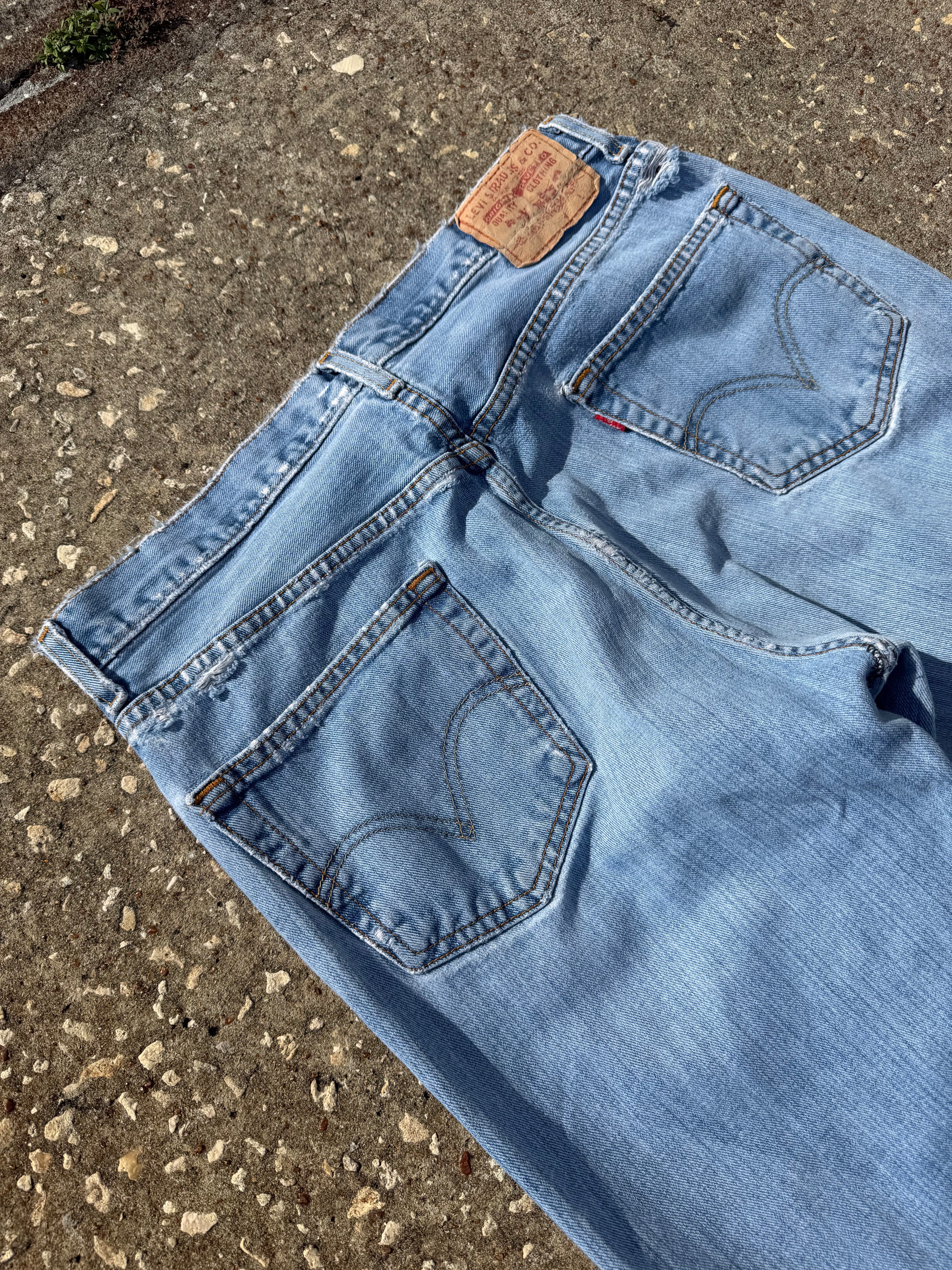 Patchwork Flared Levi’s 505s 1/1 34x28