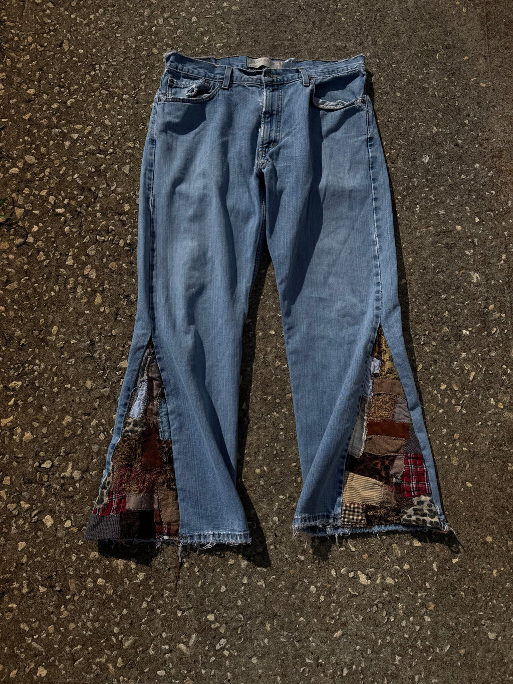 Patchwork Flared Levi’s 505s 1/1 34x28