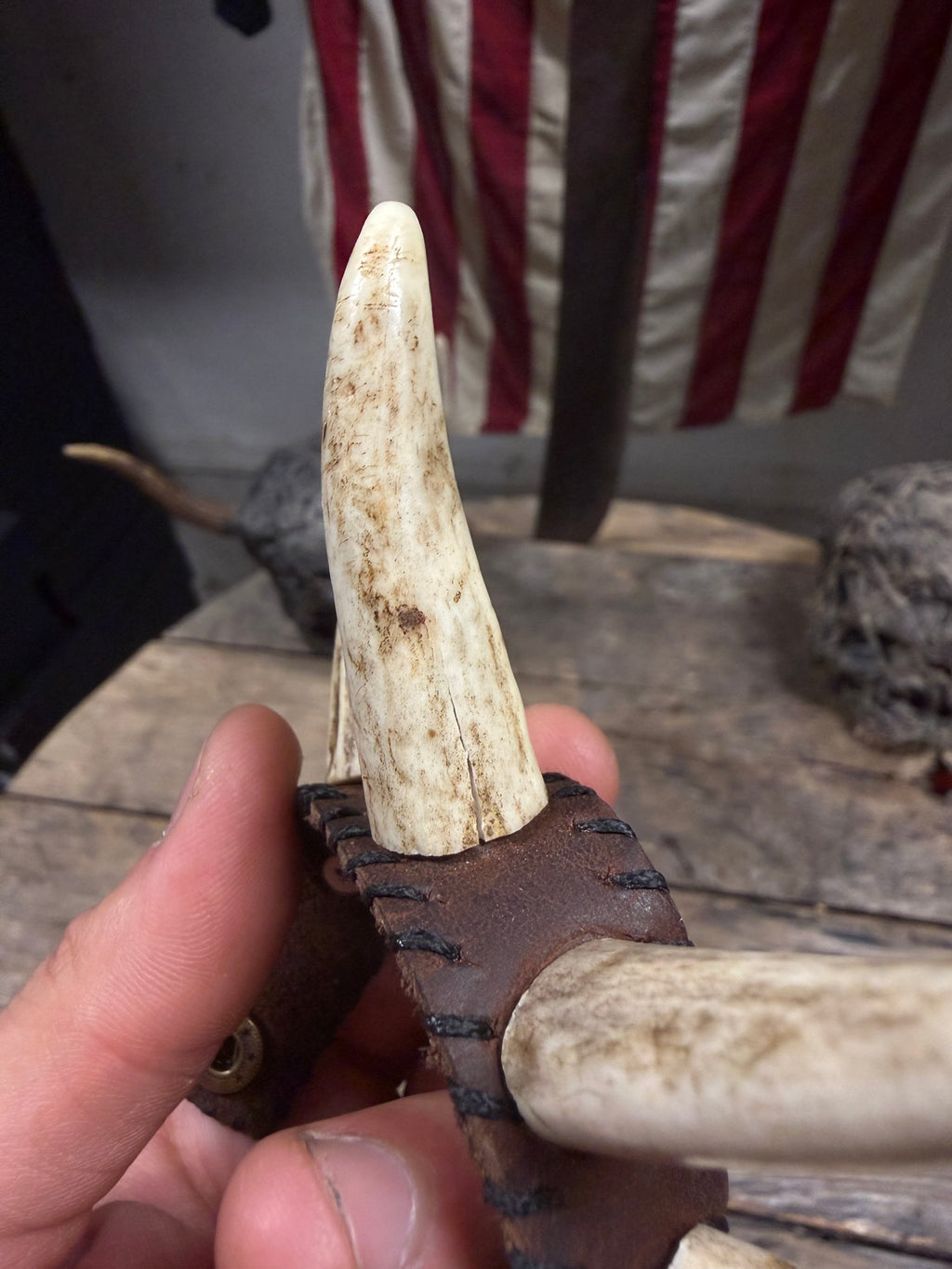 Deer Antler Studded Bracelet