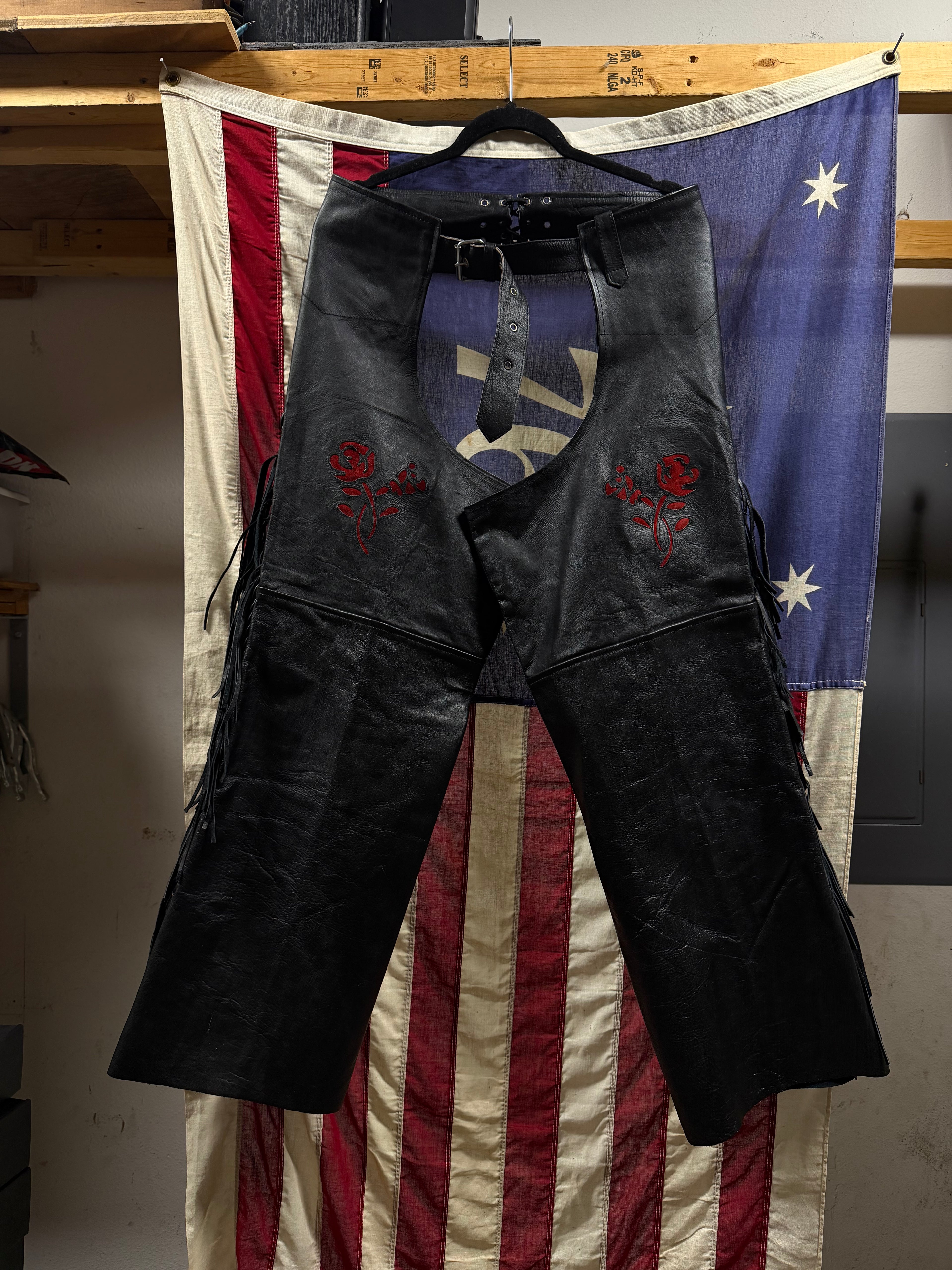 A-1 Genuine Leather Chaps XL
