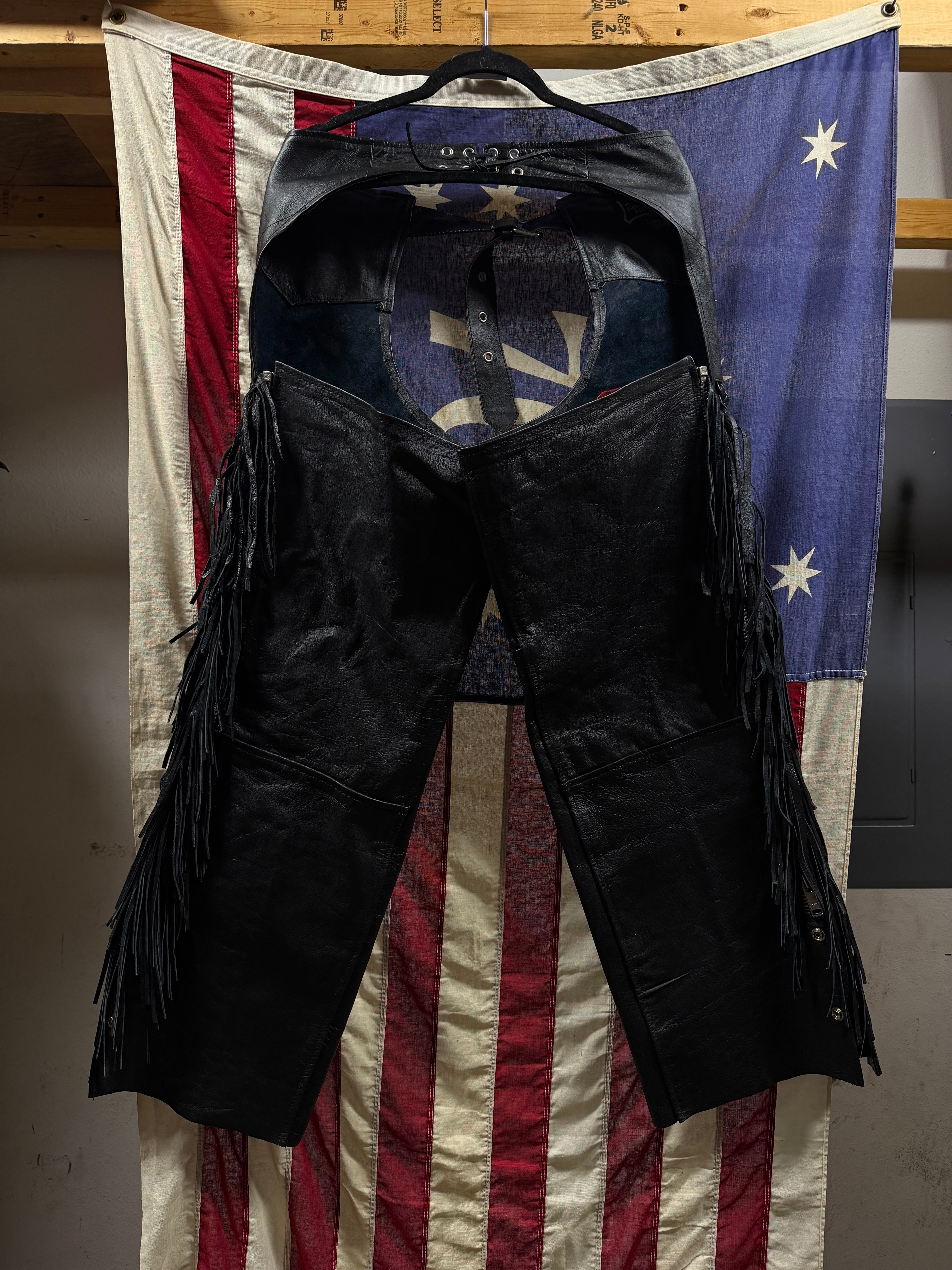 A-1 Genuine Leather Chaps XL