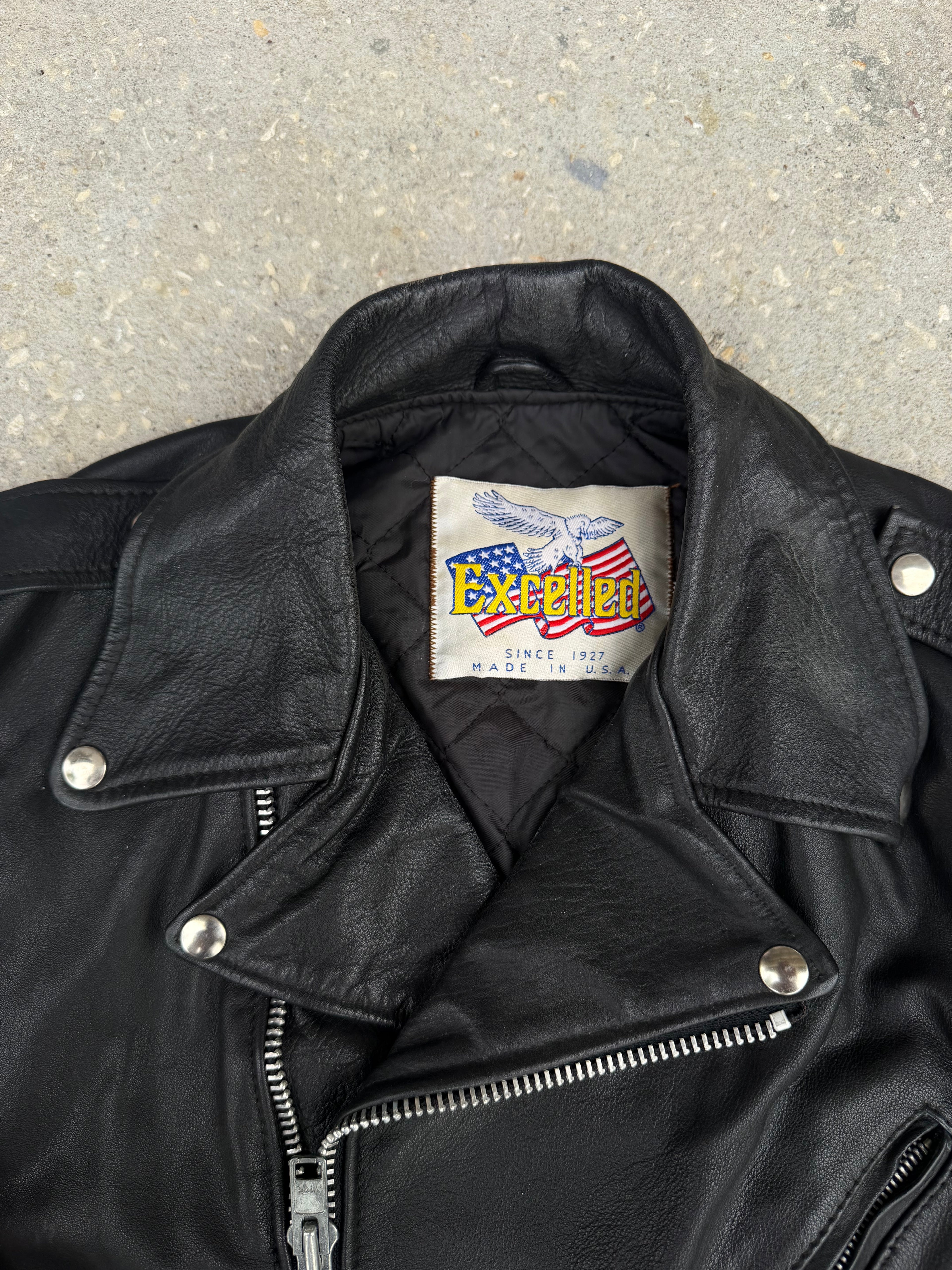 1980s Excelled Leather Jacket M