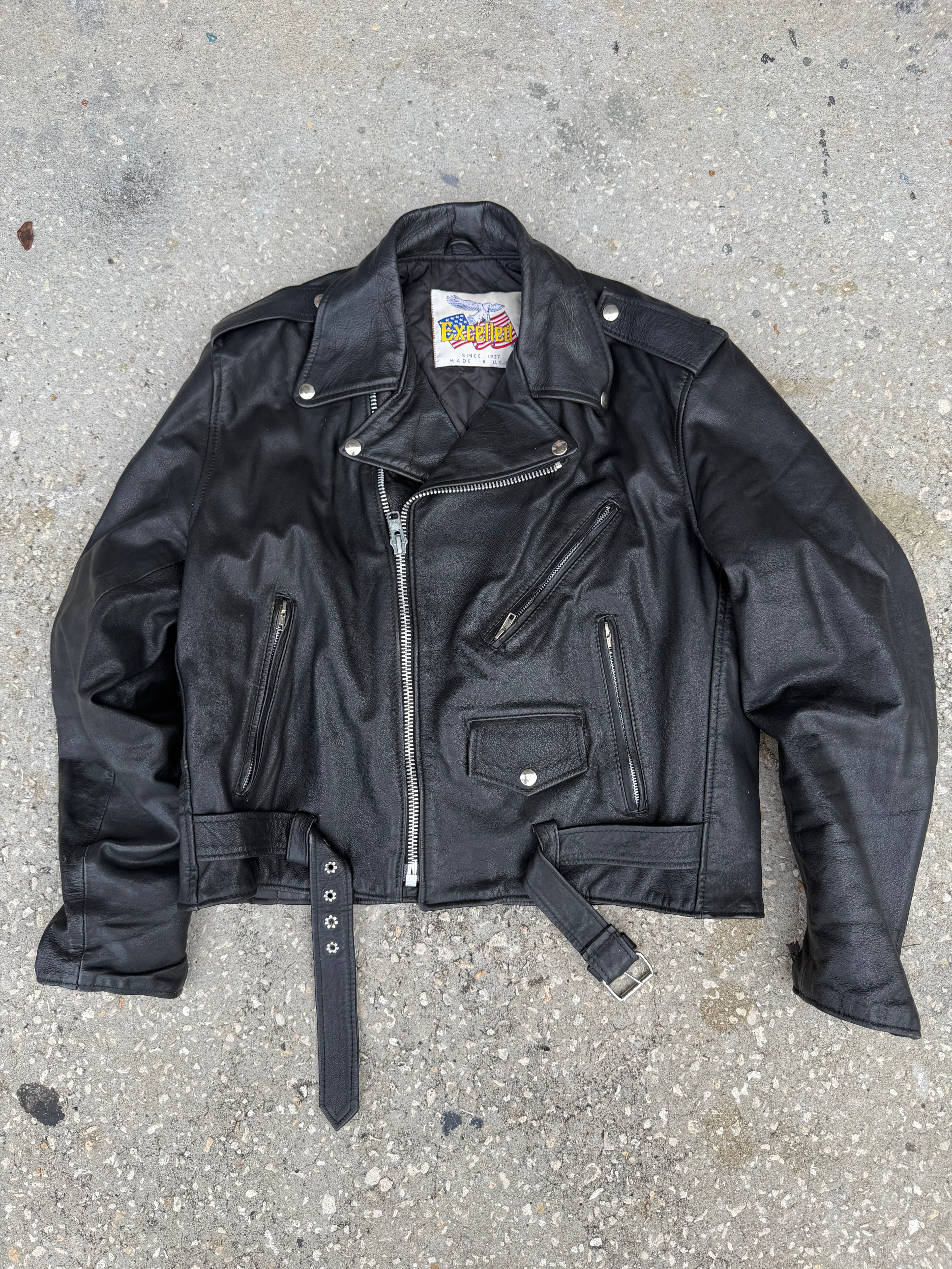 1980s Excelled Leather Jacket M