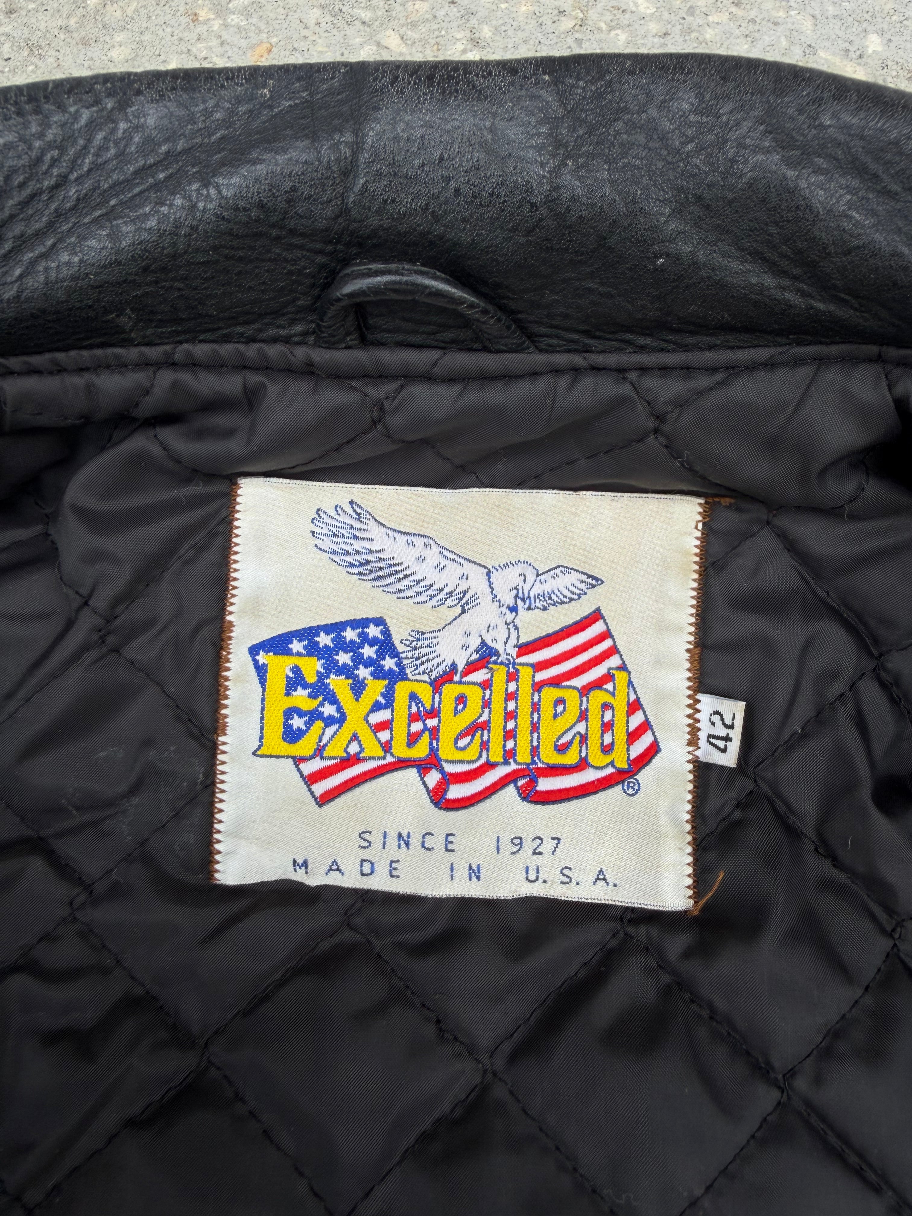 1980s Excelled Leather Jacket M