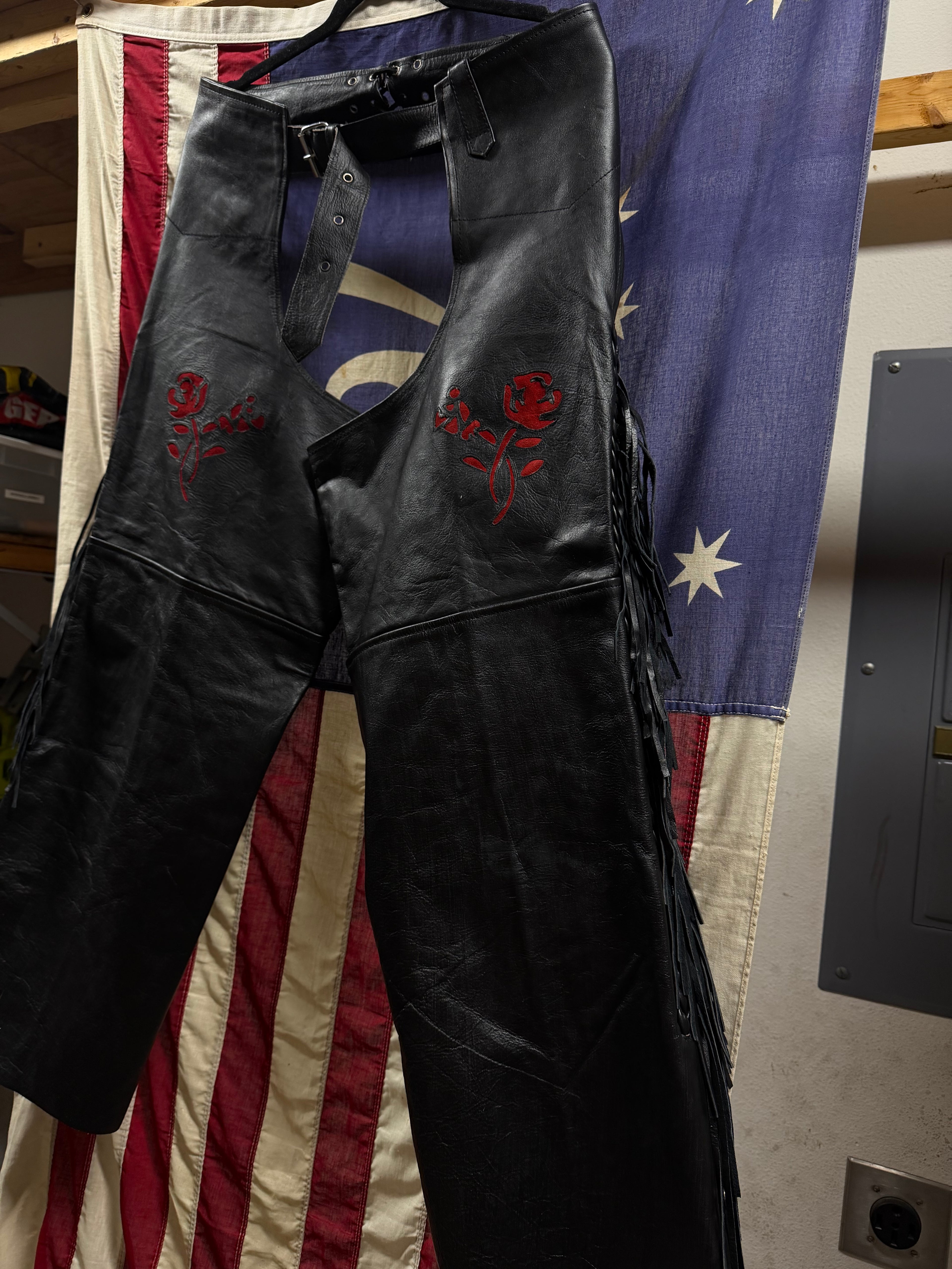 A-1 Genuine Leather Chaps XL