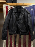 1970s-80s thrashed Leather Jacket L-XL