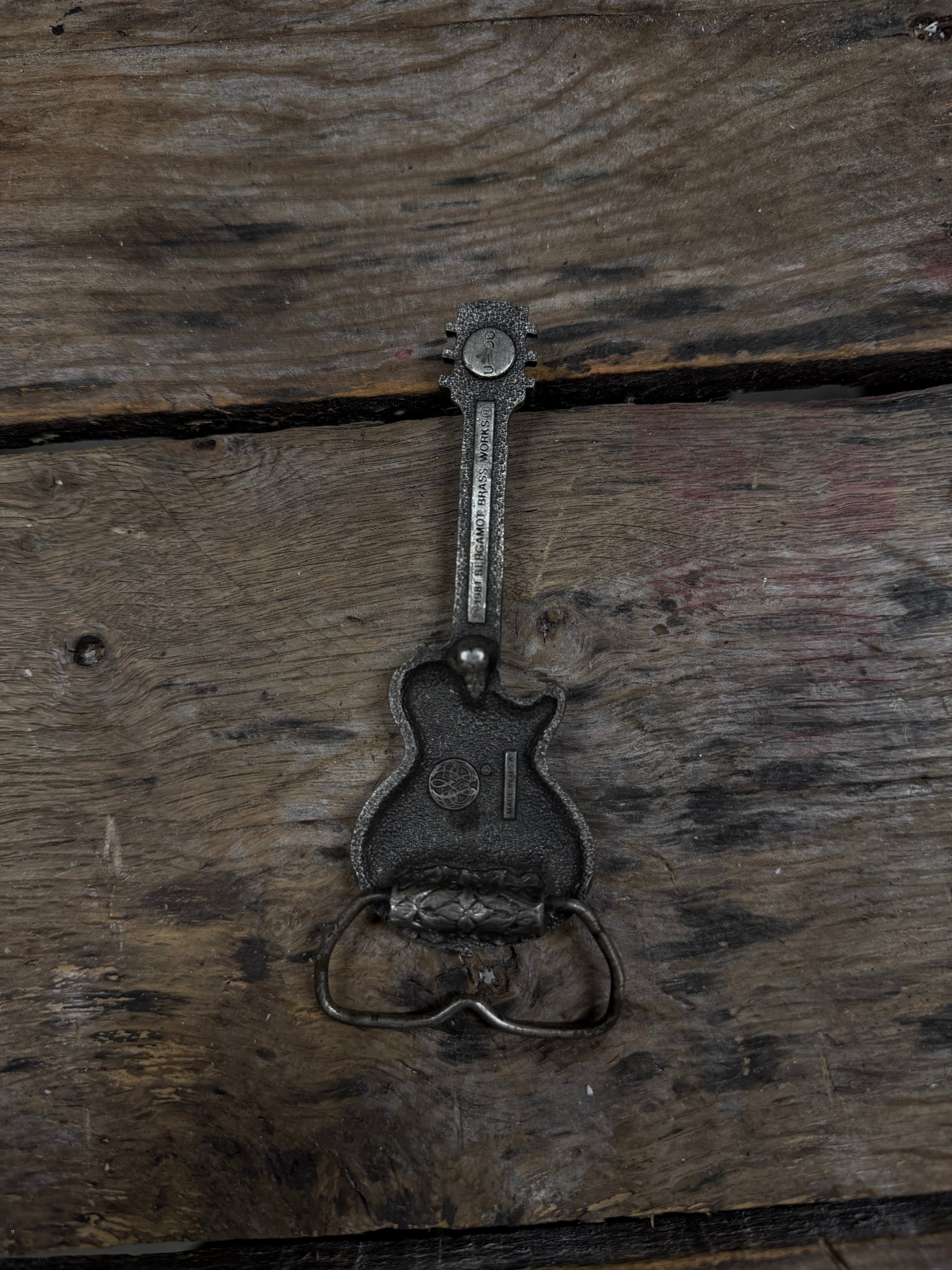1981 Guitar Belt Buckle