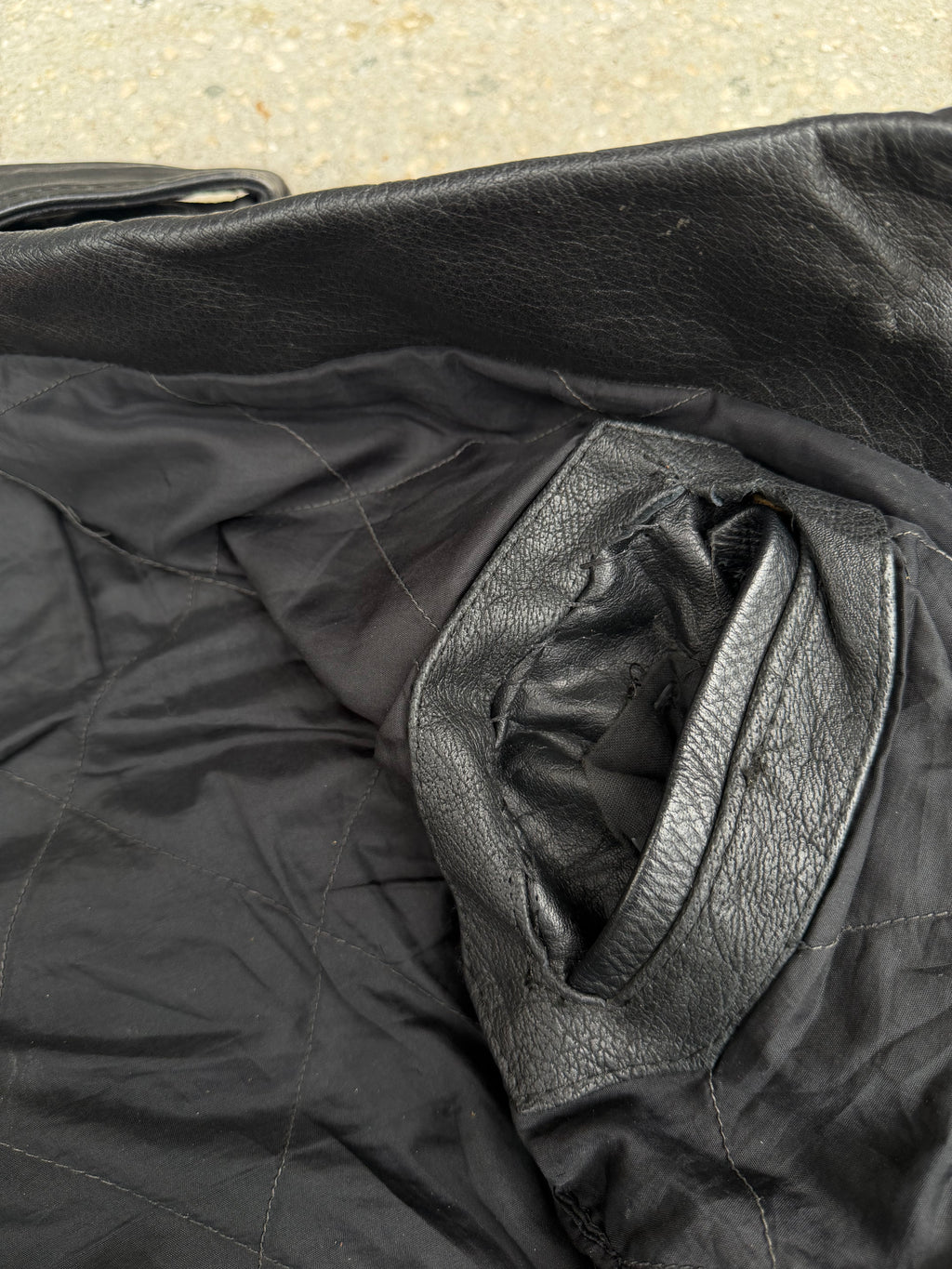 Vintage Protech Leather Jacket L-XL