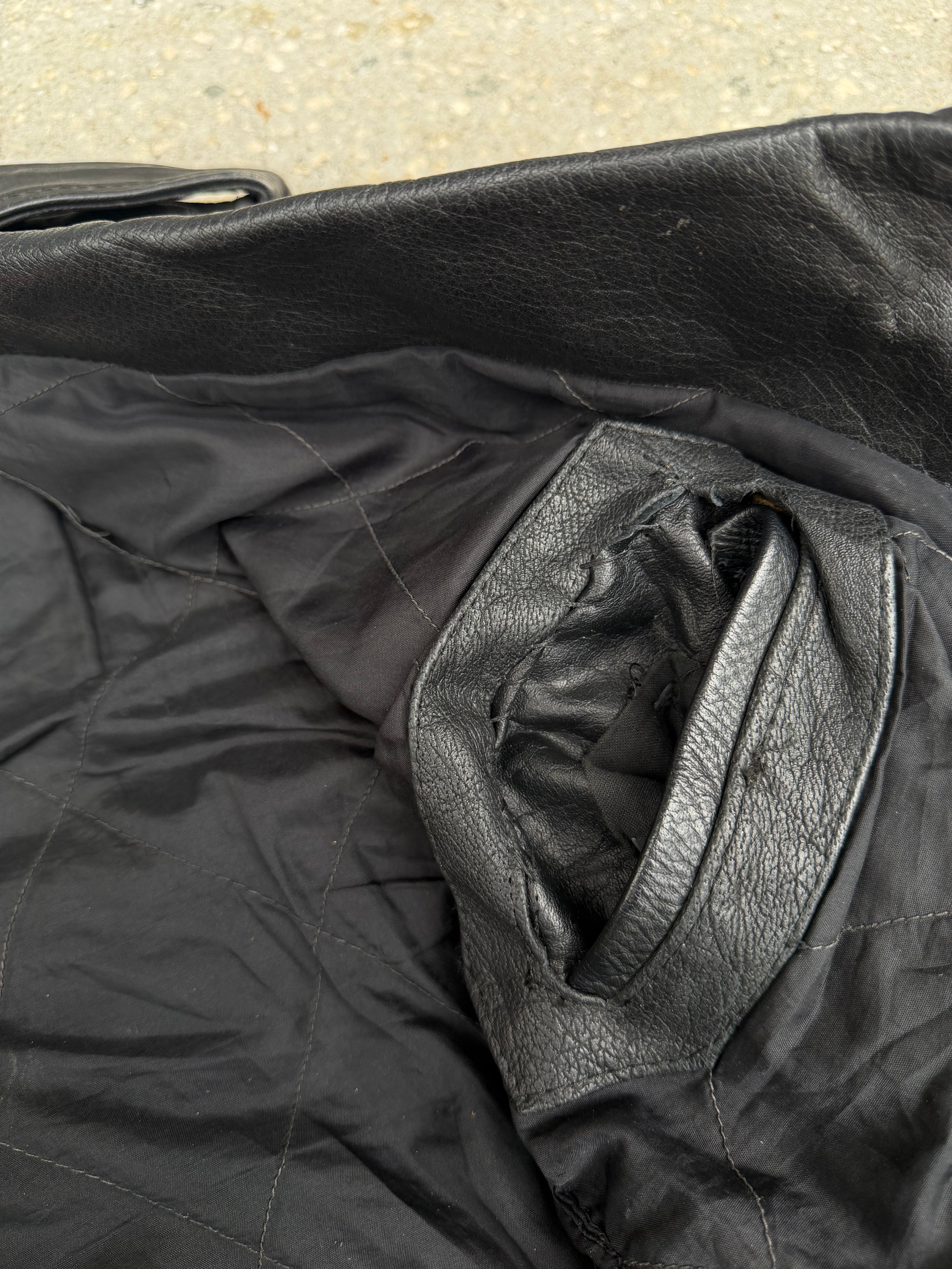 Vintage Protech Leather Jacket L-XL