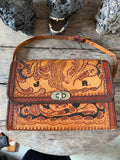 Vintage Hand Tooled Bag