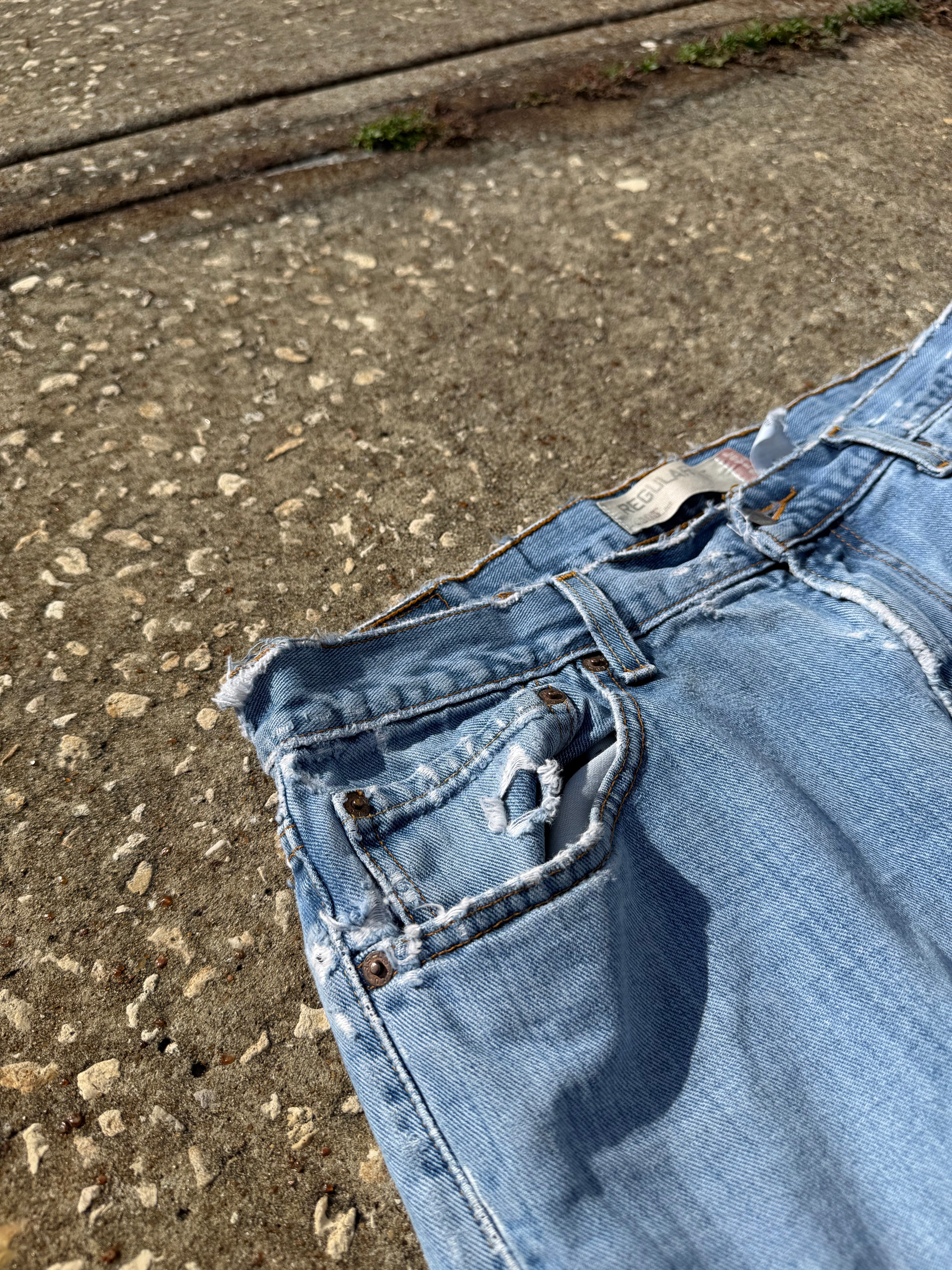 Patchwork Flared Levi’s 505s 1/1 34x28