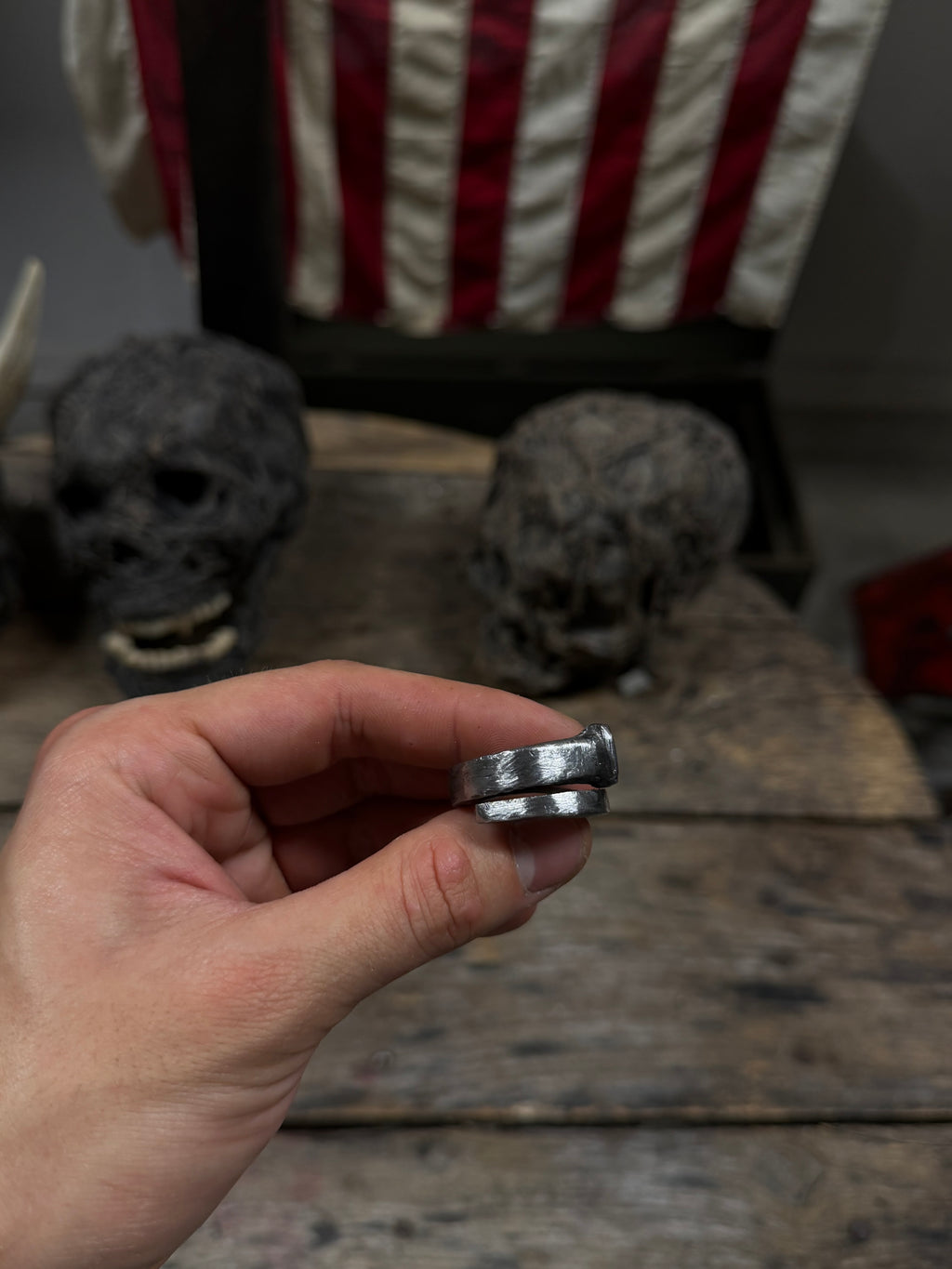 1800s Coffin Nail Rings