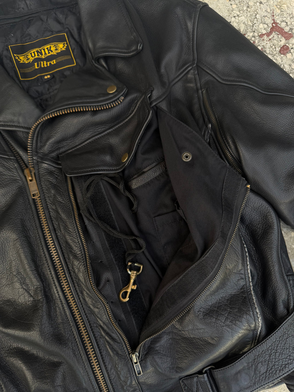 Vintage Unik Ultra Leather Jacket L-XL