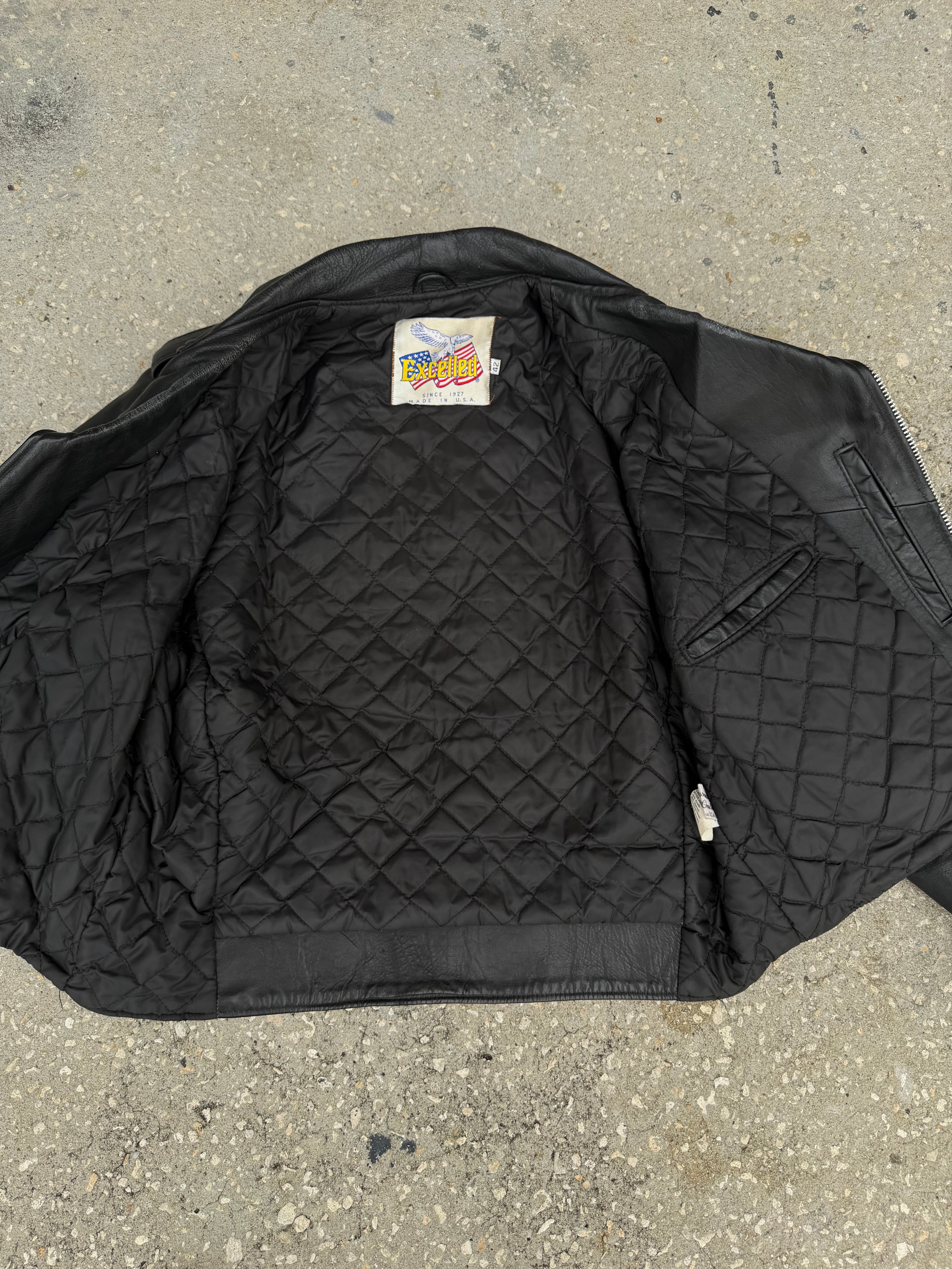 1980s Excelled Leather Jacket M