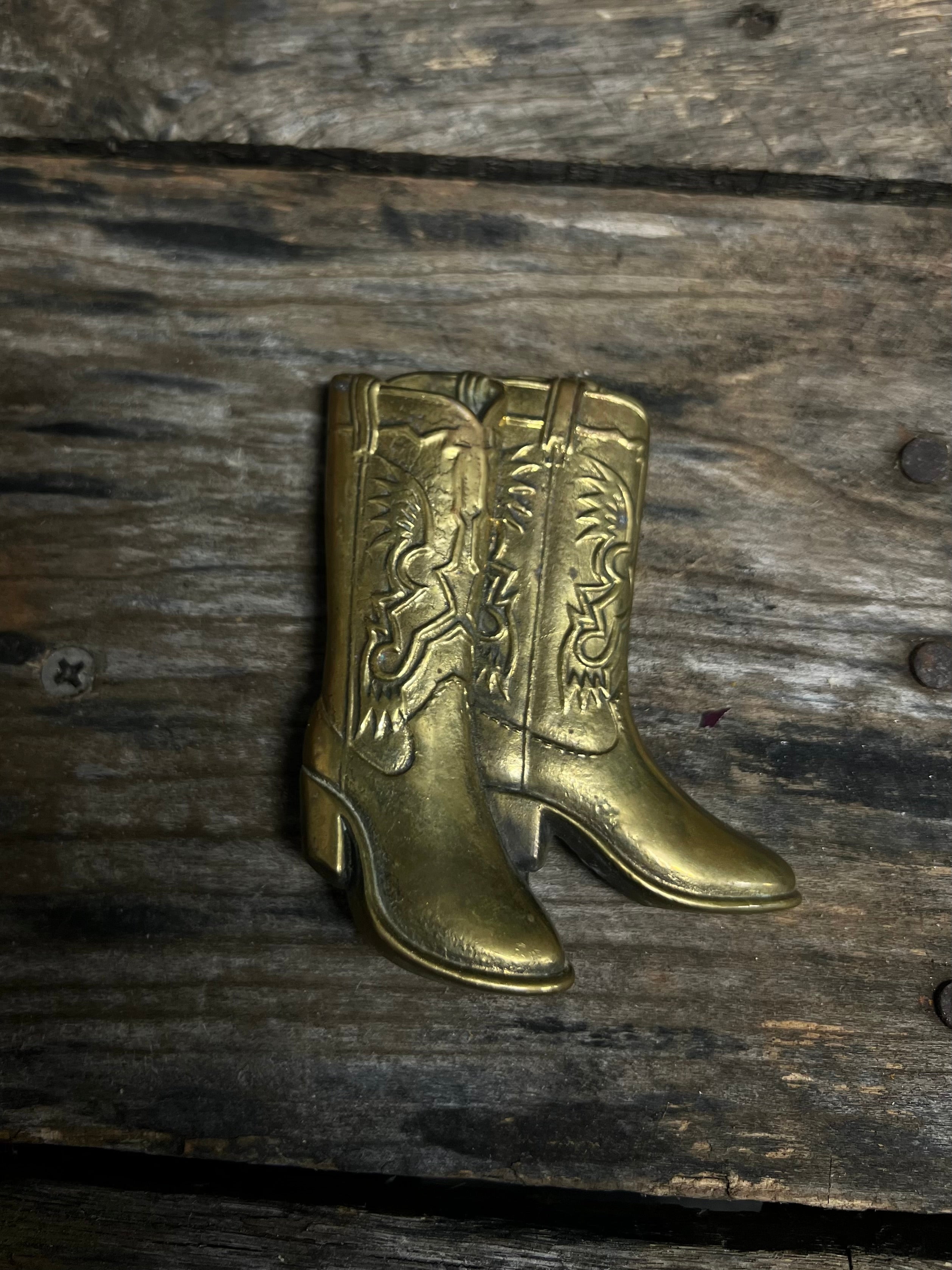 Vintage 1979 Cowboy Boots Belt Buckle