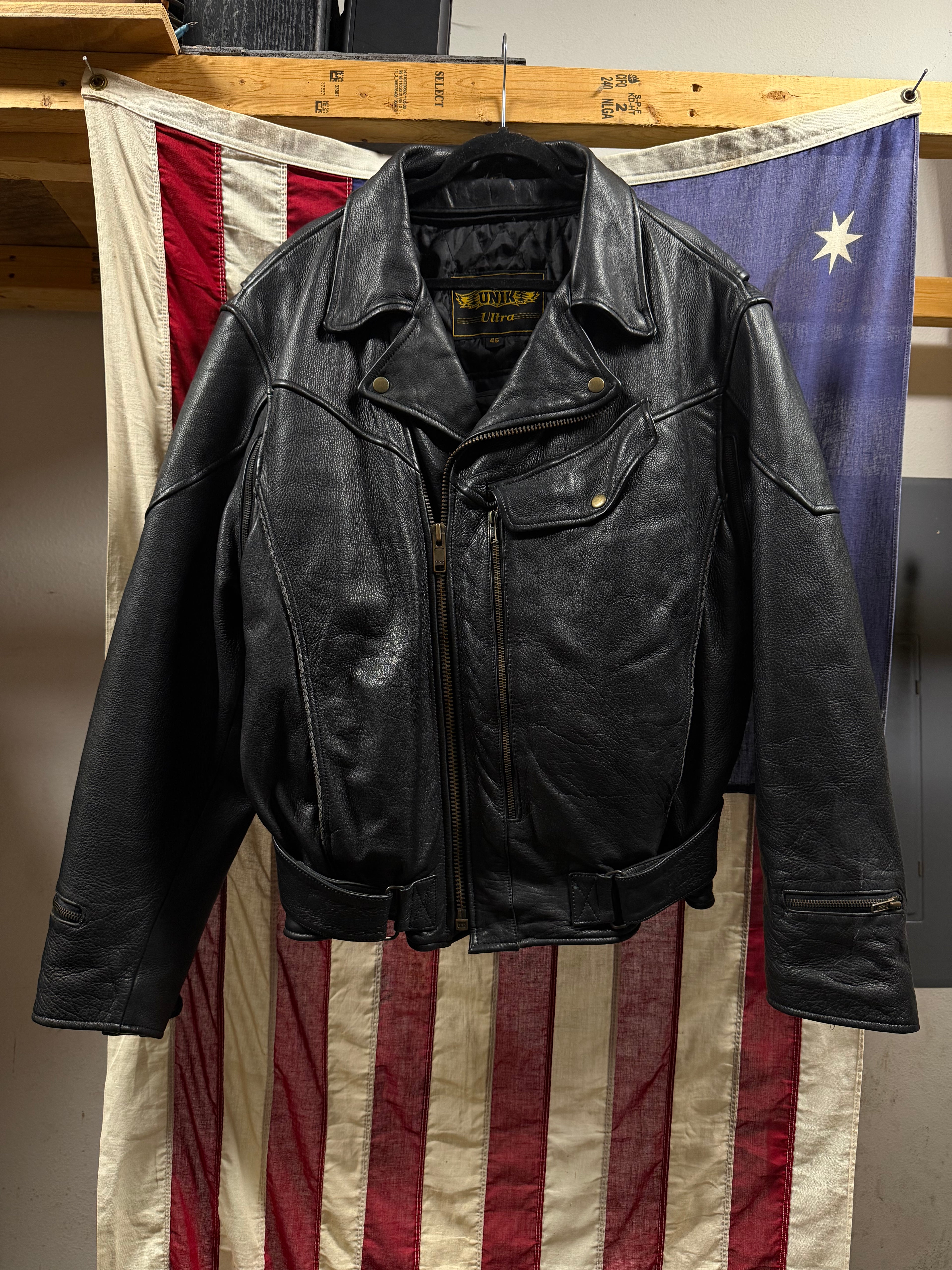Vintage Unik Ultra Leather Jacket L-XL