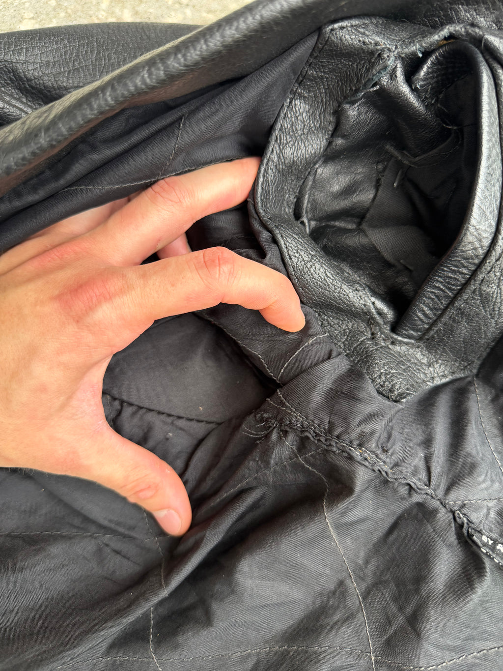 Vintage Protech Leather Jacket L-XL