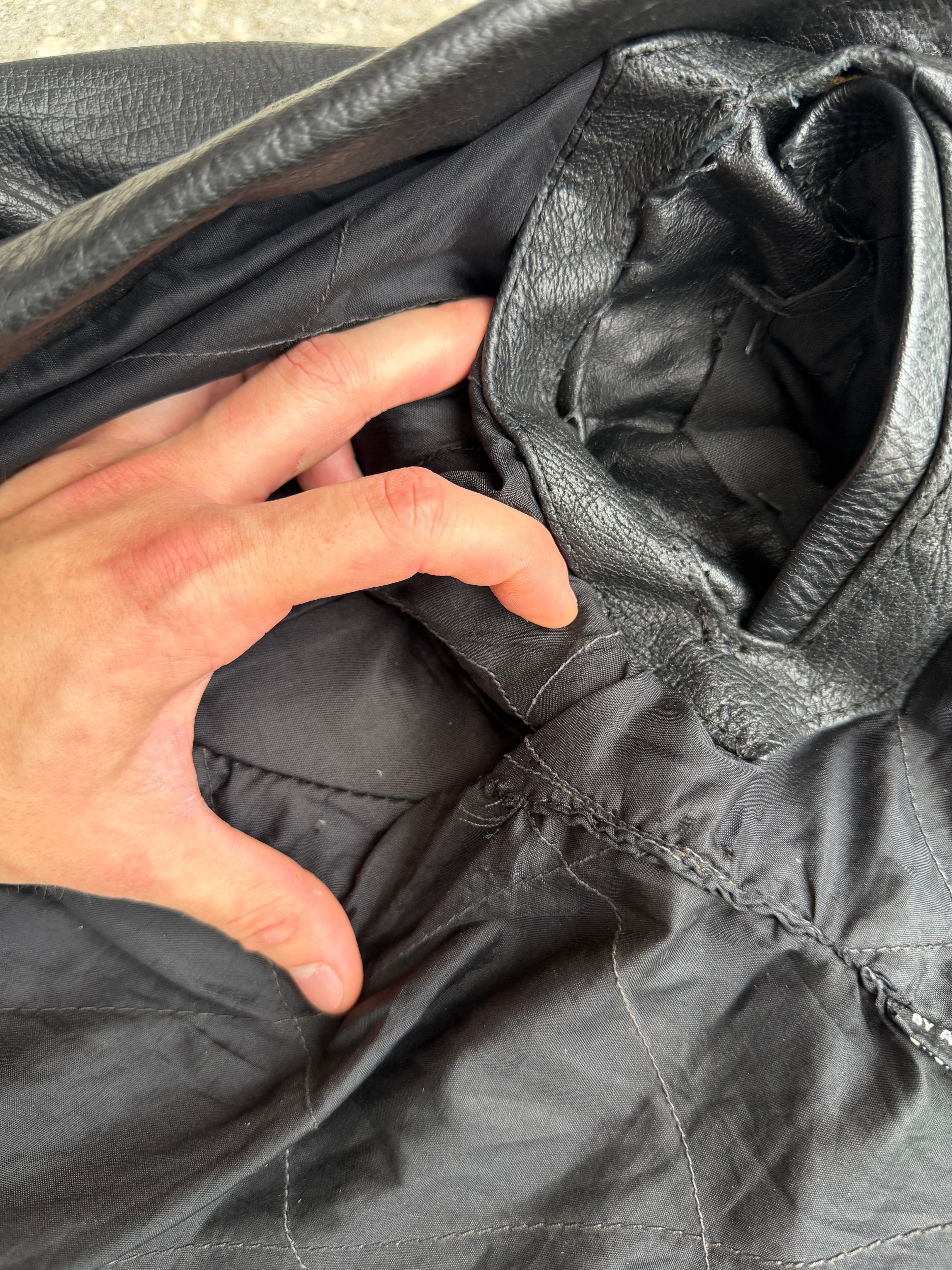 Vintage Protech Leather Jacket L-XL