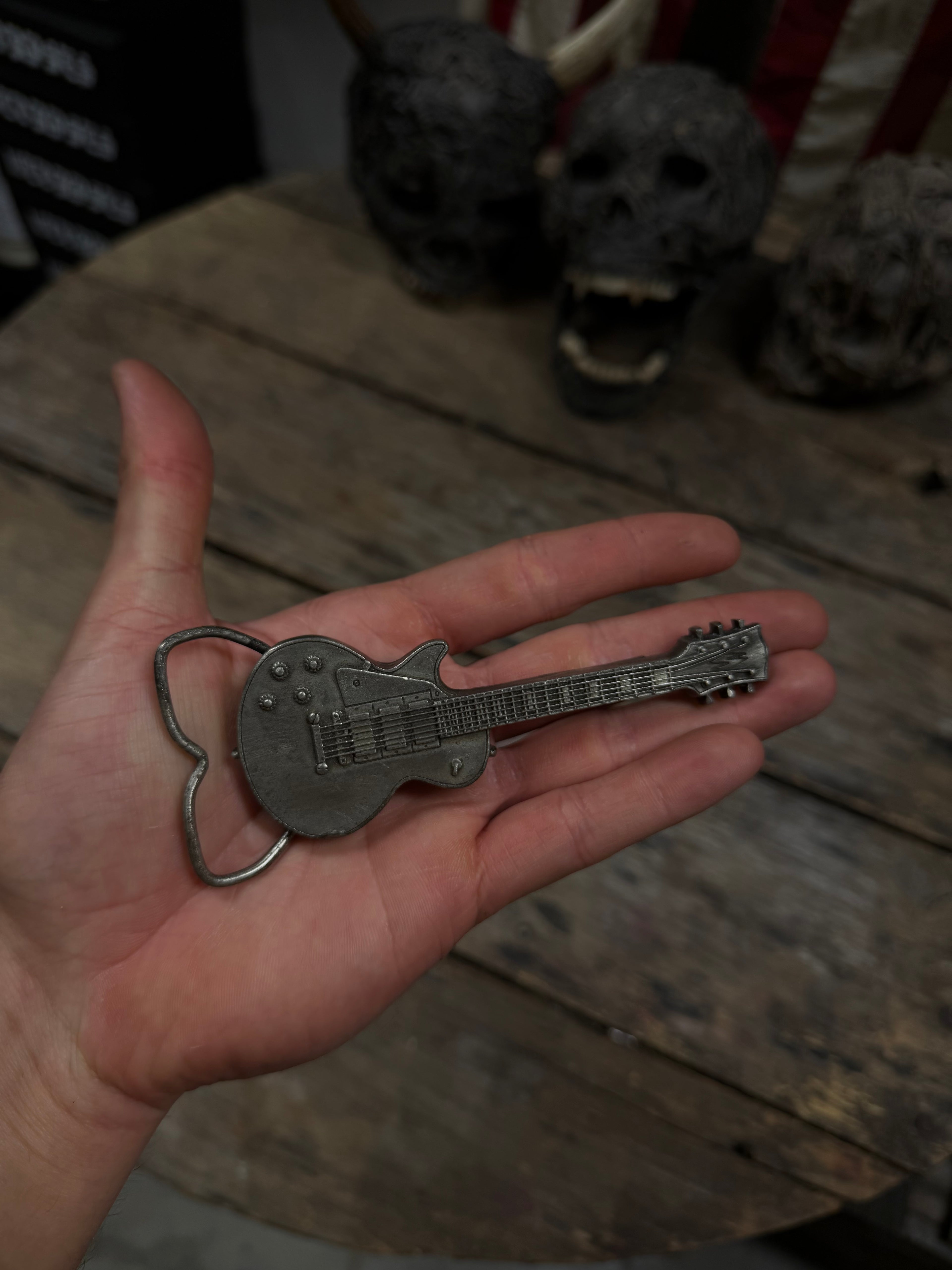 1981 Guitar Belt Buckle