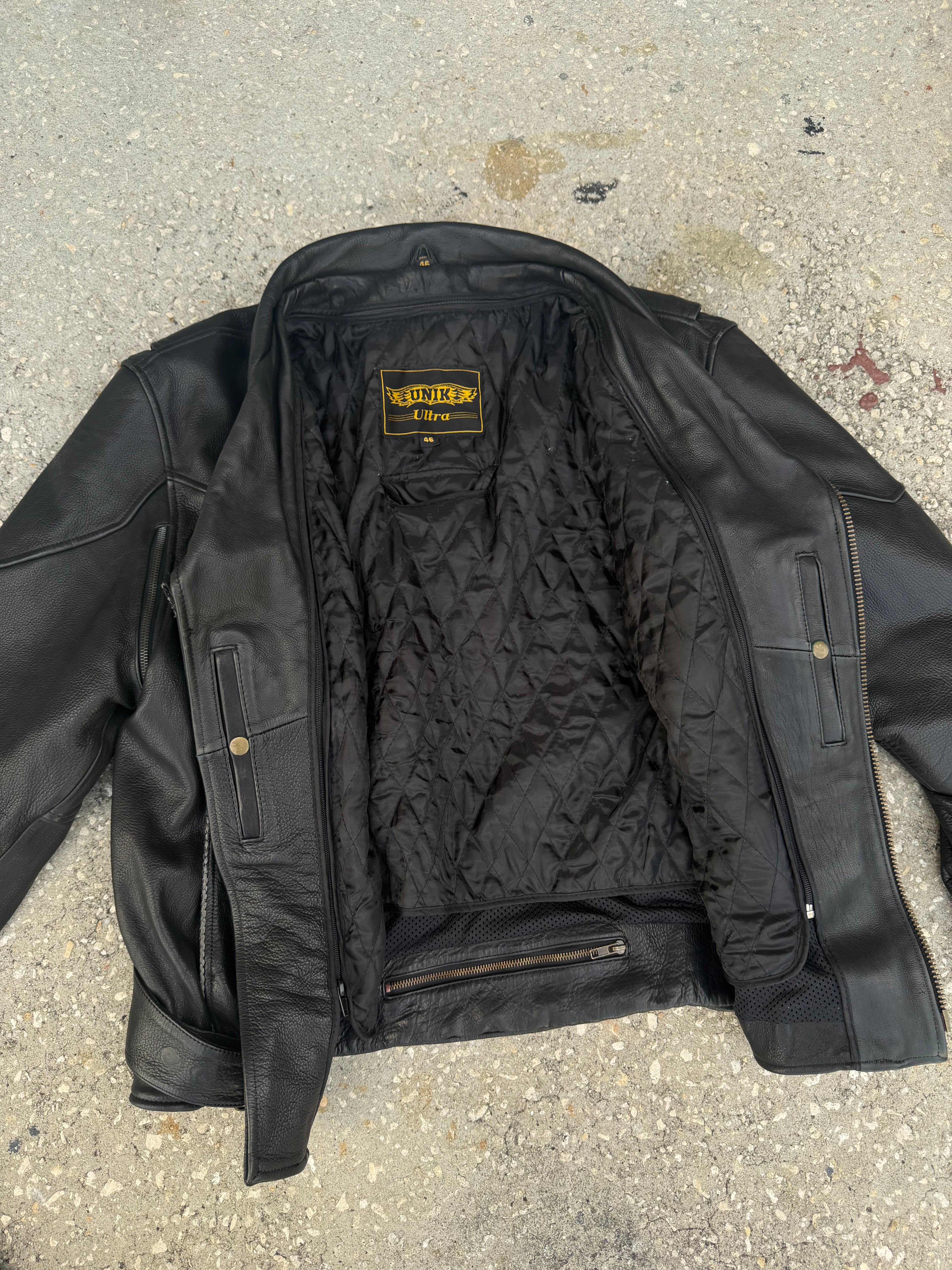 Vintage Unik Ultra Leather Jacket L-XL