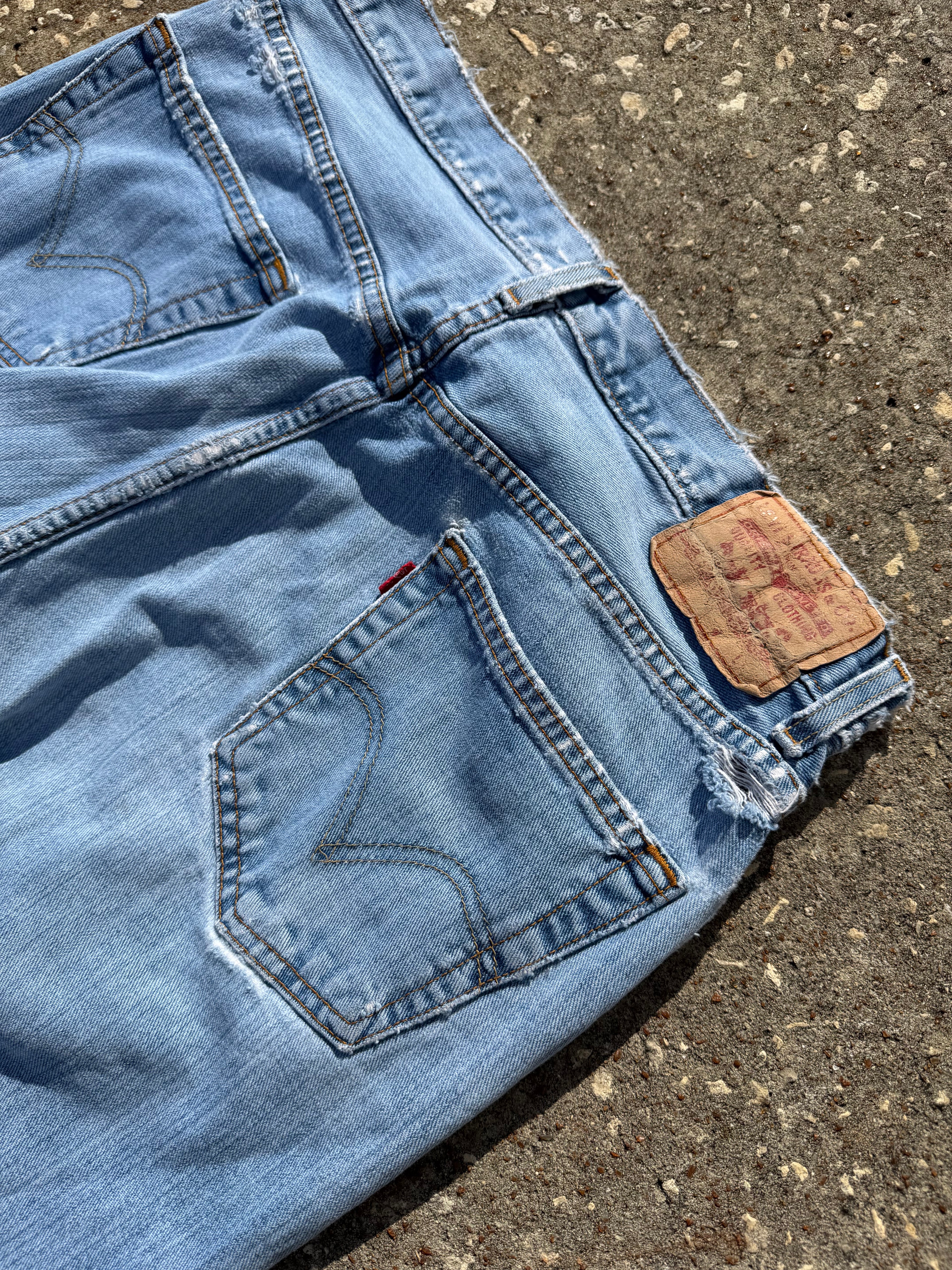 Patchwork Flared Levi’s 505s 1/1 34x28