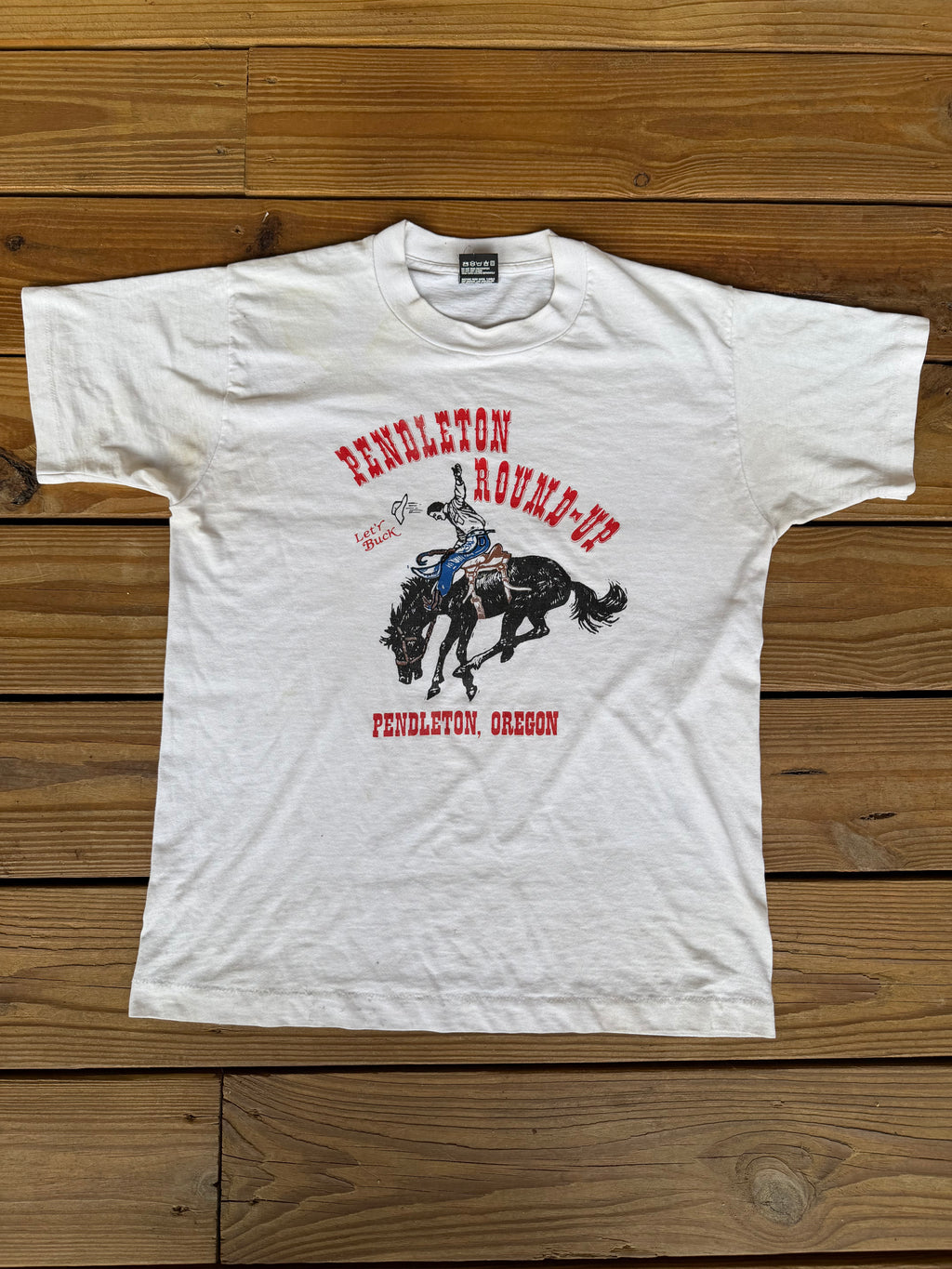 1980s Pendleton Round-up Tee Shirt
