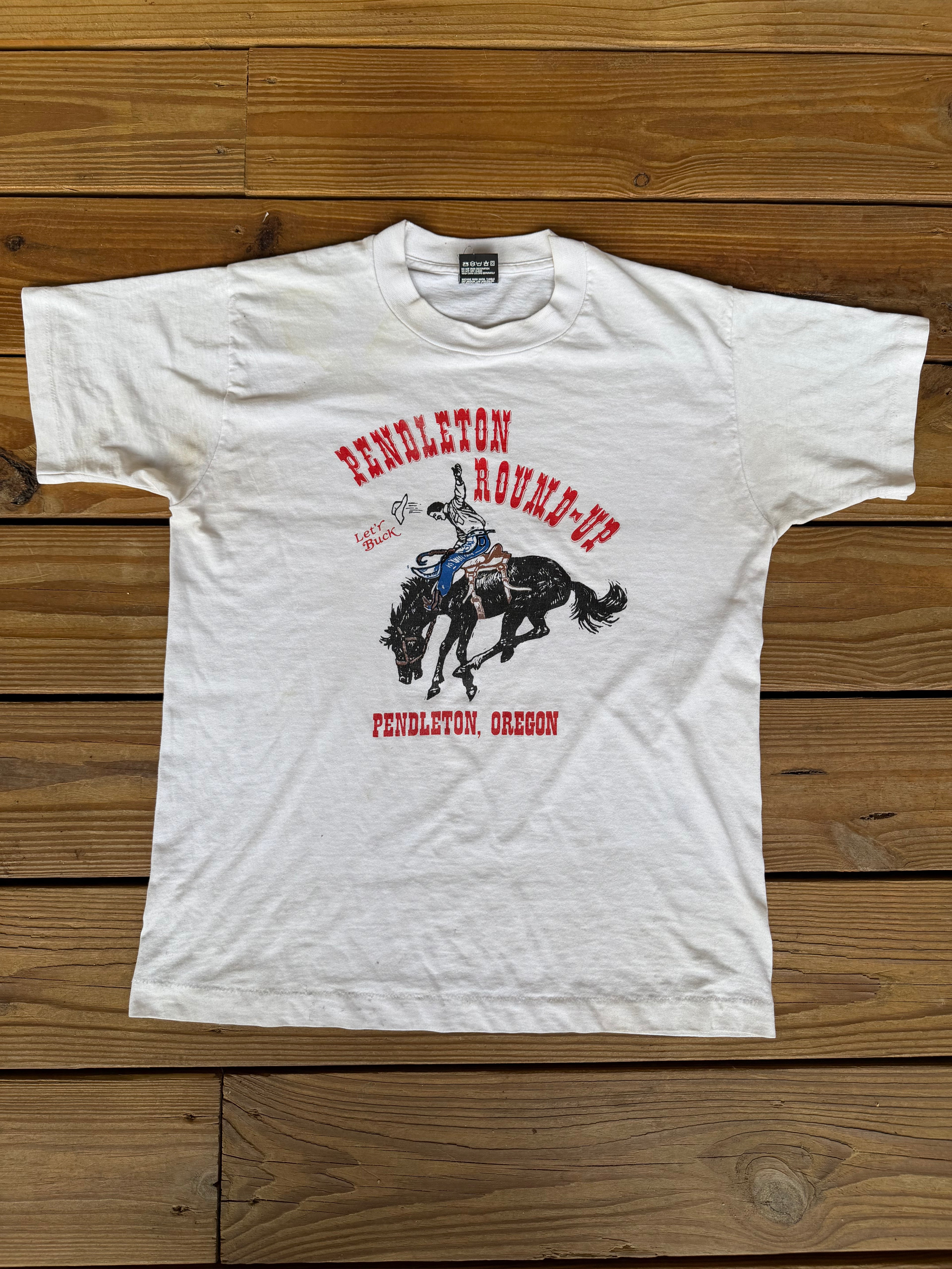 1980s Pendleton Round-up Tee Shirt