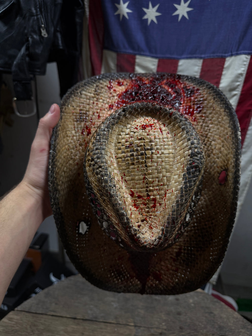 Gunshot Wound Cowboy Hat