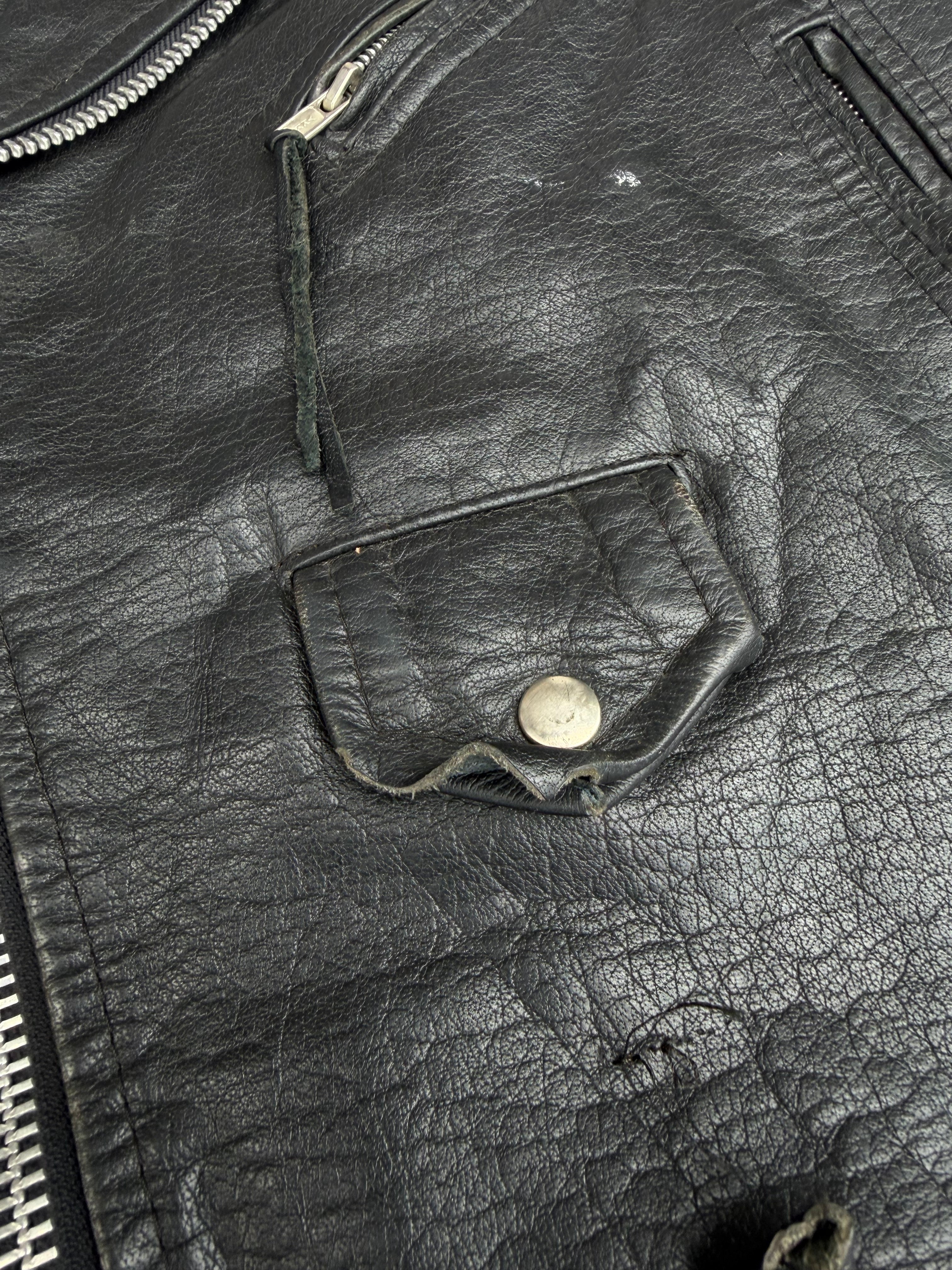 Vintage Protech Leather Jacket L-XL